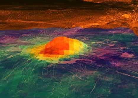 Астрономы заметили на Венере следы активных вулканов